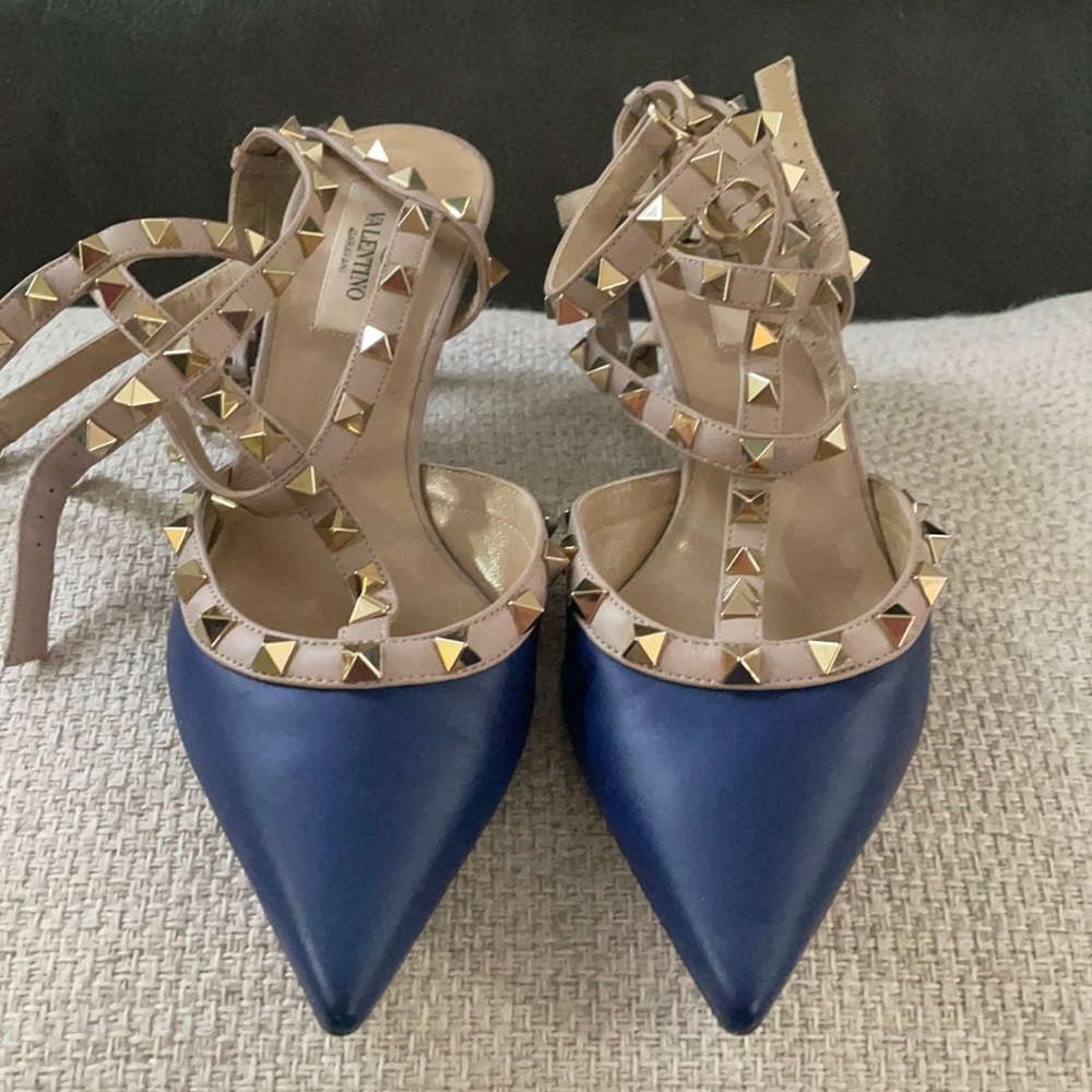 Valentino Rockstud Ankle Strap